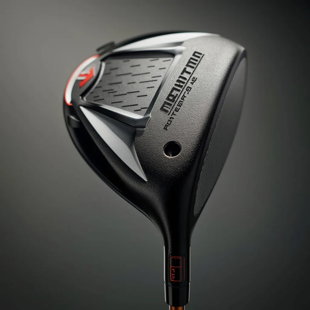 Detalle de un palo de golf Newton de alta tecnología